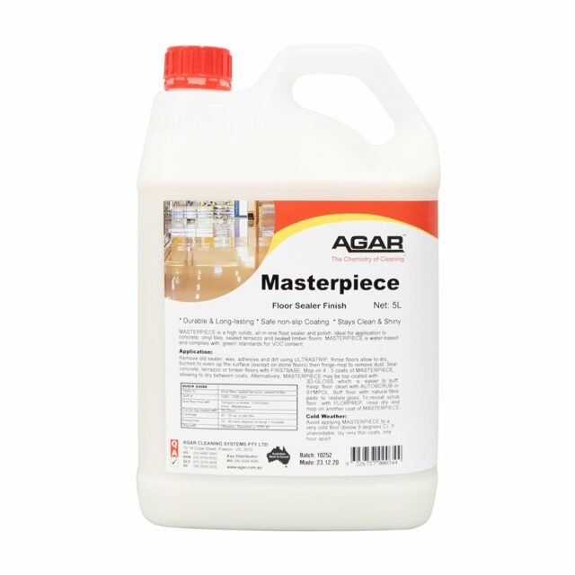 Agar Masterpiece Floor Sealer Finish, 5L