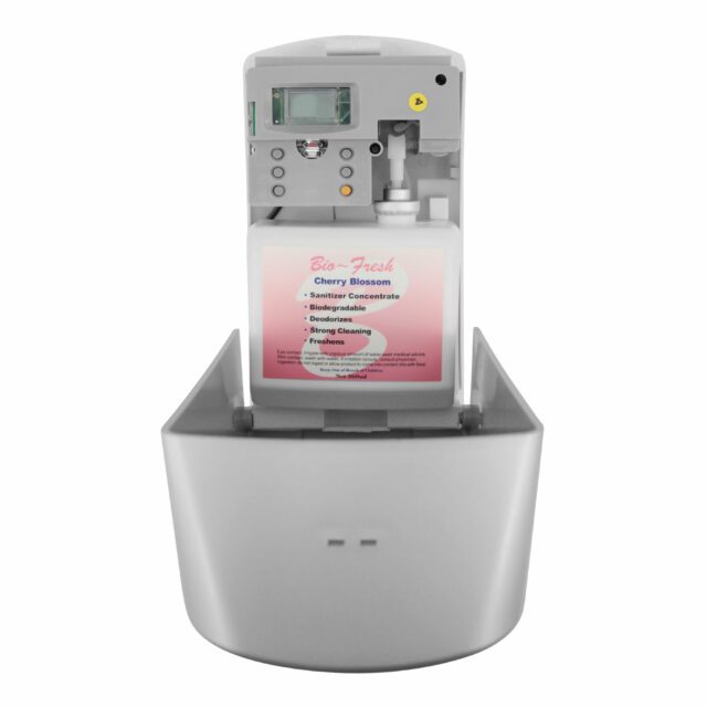 Urinal and Toilet Bowl Digital Sanitiser, Silver Chrome - OS490