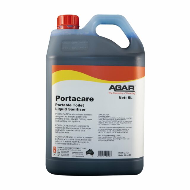 Agar 5L Portacare Portable Toilet Liquid Sanitiser