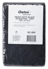 Super Heavy Duty Black Scour Pad - 10 Pack