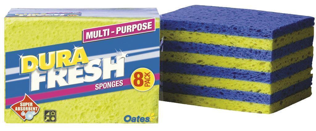 DuraFresh Multi-purpose Sponges - 8 Pack