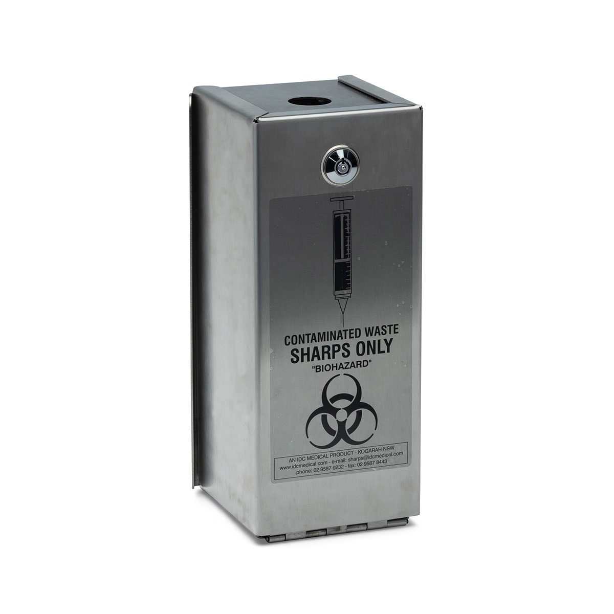 Stainless Armour Steel Safety Hinged Case for 1.4L Sharps Container