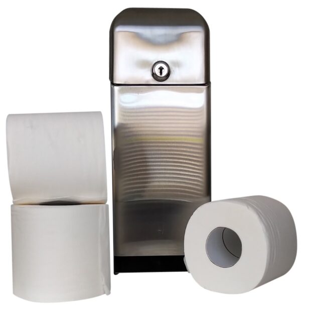 Stainless Steel Dual / Triple Toilet Roll Dispenser