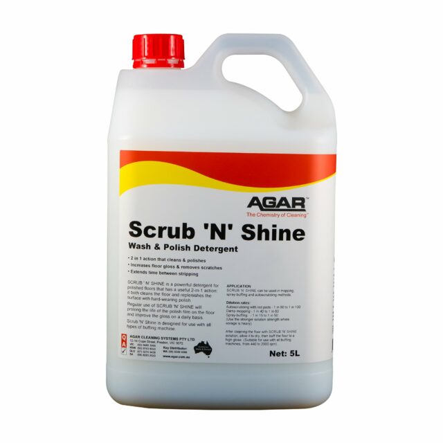 Agar Scrub’N’Shine Wash and polish Detergent, 5L