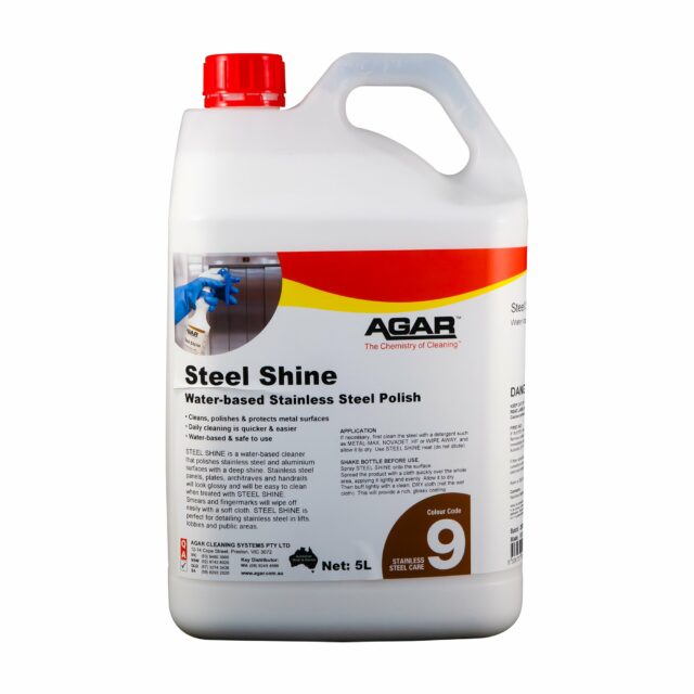 Agar Steel Shine Water-Based Stainless Steel Polish, 5L