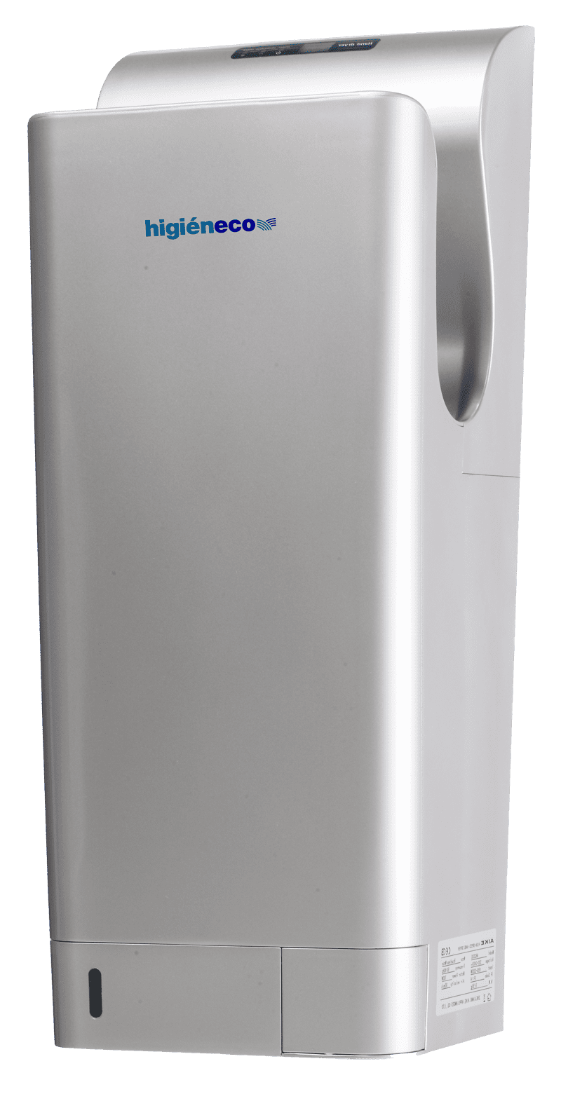 UltimaMAX High Speed Hand Dryer, Silver Coated, ABS