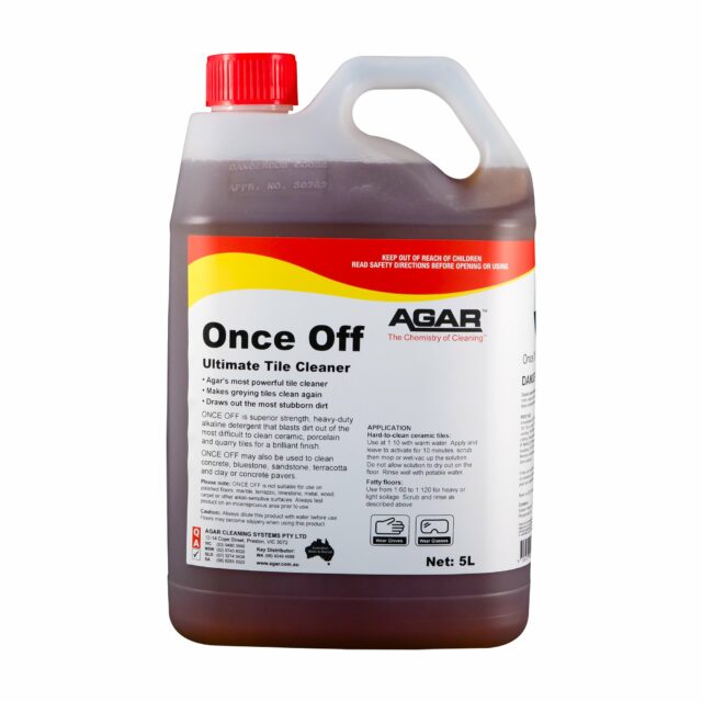 Agar 5L Once Off Ultimate Tile Cleaner