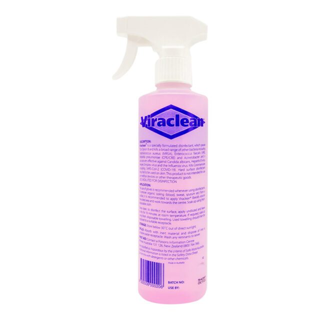 Whiteley Viraclean Hospital Grade Disinfectant Spray Bottle, 500mL