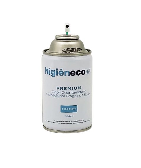 Higieneco Baby Powder Automatic Aerosol Air Freshener Fragrance Refill, Antibacterial, 300 mL