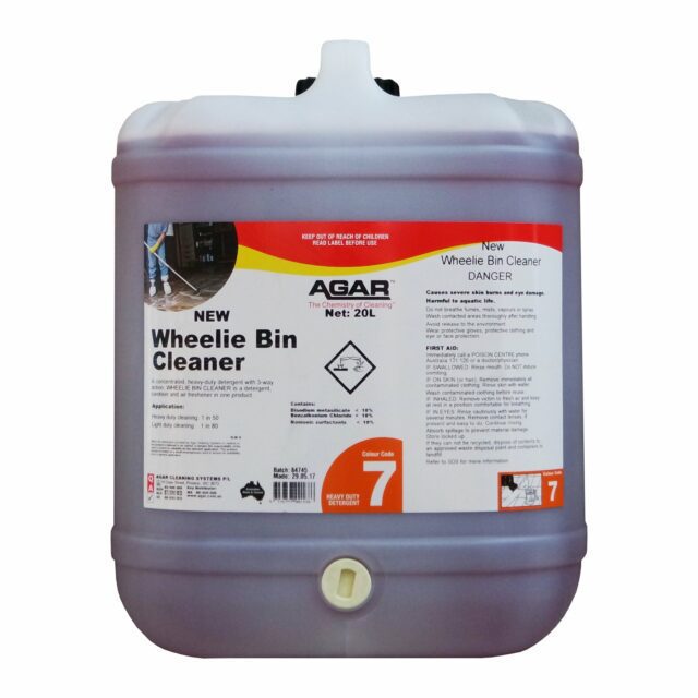 Agar Wheelie Bin Cleaner, 20L