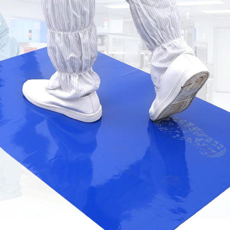 floor sticky mat blue 30 layers