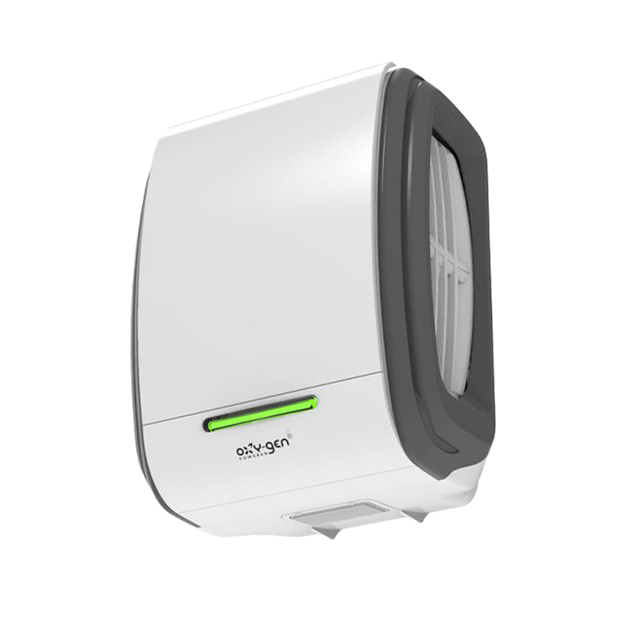Oxygen-Supreme 30/60/90 Day White with Grey Side Clip Dispenser
